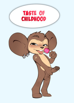 4_fingers anthro arm_tattoo balls bedroom_eyes bent_arm big_ears biped black_eyes blue_background blush blushing_at_viewer bodily_fluids brown_body brown_fur brown_glans candy communism countershade_torso countershading dark_nose darkened_glans dessert dripping ear_piercing ear_ring erection eyebrows featureless_feet feet fingers floating_eyebrows food foreskin front_view fur genital_fluids genitals glans grey_nose hammer_and_sickle holding_candy holding_food holding_lollipop holding_object holding_penis humanoid_genitalia humanoid_penis lollipop looking_at_viewer male male_anthro monotone_background multicolored_body multicolored_fur narrowed_eyes nude nude_anthro nude_male open_mouth open_smile penis piercing pink_tongue politics precum precum_drip red_text retracted_foreskin ring_piercing russian seductive simple_background slim slim_anthro slim_male smile smiling_at_viewer solo soviet_cartoon soviet_union standing straight_arm straight_legs tan_body tan_countershading tan_face tan_fur tan_tattoo tattoo text three-quarter_view tiptoes tongue tongue_out two_tone_body two_tone_fur white_sclera felixf cheburashka soyuzmultfilm mammal unknown_species absurd_res english_text full-length_portrait hi_res portrait