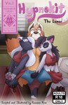 absurd_res ailurid anthro anthro_on_anthro clothed clothing comic cover cover_art cover_page domestic_cat english_text felid feline felis female grope group hi_res hypnosis male male/female mammal mind_control red_panda ringed_eyes roxythefoxy text trio