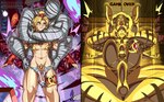 alternate_costume anal anal_penetration bad_end bad_ending ball_size_difference balls big_penis blonde_hair bulge clothed clothing clothing_swap crossdressing cursed defeat defeat_sex defeated defeated_hero egyptian erection femboy forced full_nelson game_over gameplay_mechanics genitals gold_statue group hair inanimate_transformation larger_male legs_up male male/male male_dominating_male male_penetrated male_penetrating male_penetrating_male penetration penis penis_size_difference petrification pharaoh rape royalty sarcophagus sex size_difference smaller_male thick_thighs transformation trio wide_hips captainkirb breath_of_the_wild egyptian_mythology instant_loss_2koma middle_eastern_mythology mythology nintendo ocarina_of_time the_legend_of_zelda link navi fairy gibdo humanoid hylian mummy undead 2023 absurd_res hi_res