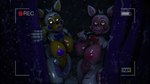 camera_overlay crossgender duo female high-angle_view looking_at_viewer machine mtf_crossgender deskai five_nights_at_freddy's five_nights_at_freddy's_world scottgames sister_location funtime_foxy_(fnaf) lolbit_(fnaf) animatronic canid canine fox mammal robot 16:9 2024 3d_(artwork) digital_media_(artwork) hi_res source_filmmaker_(artwork) widescreen