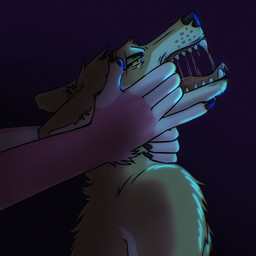 anthro bodily_fluids claws duo finger_claws finger_fetish finger_in_mouth finger_play fingers male male/male open_mouth saliva tears tears_of_pleasure kzero quartz_zustak runo_arkvel_(kzero) canada_lynx canid canine canis domestic_dog felid feline lynx mammal shiba_inu spitz 1:1 hi_res