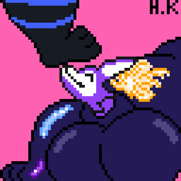 animal_genitalia anthro assisted_vore balls_expansion cock_vore expansion feral forced genital_expansion genitals group male male/male male_pred paws penile penis pink_background pushed_down sheath sheath_vore simple_background smile sound_effects transition trio vore hkworks kobold scalie 1:1 animated digital_media_(artwork) pixel_(artwork) pixel_animation