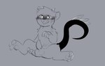 anthro balls blush embarrassed erection genitals male penis solo spread_legs spreading rabiesram rabies_(rabiesram) hybrid imp mammal murid murine rat rodent hi_res