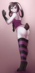 2014 ajna anthro black_hair breasts butt female hair lagomorph long_hair mammal marbles presenting presenting_hindquarters rabbit solo standing stockings
Rating: Questionable
Score: 23
User: Finchmaster
Date: March 08, 2014