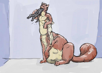 anthro anthro_prey black_body black_fur black_tail brown_body brown_fur brown_hair buckteeth eyes_closed feet forced fur genitals group hair head_first holding_another larger long_tail male male/male male_pred male_taur multiple_prey navel nude_pred nude_prey nude_taur open_mouth oral_vore pale_skin partially_inside penis red_body red_fur simple_background sitting size_difference squirrel_tail struggling struggling_prey tail tan_body tan_fur taur_pred teeth trio unwilling_prey vore willing_pred jeri_kleinlowe felid feline mammal mammal_taur mouse murid murine rodent rodent_taur sciurid sciurid_taur taur tree_squirrel tree_squirrel_taur 2012 colored guide_lines