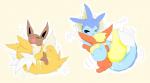 ambiguous_gender blush cum eevee eeveelution feral flareon jolteon male nintendo one_eye_closed pokémon sex vaporeon video_games 劣尾
Rating: Explicit
Score: 8
User: Luminocity
Date: February 15, 2014
