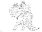 anthro areola big_breasts breasts clothing dress female folding_fan half-closed_eyes holding_fan hole_(anatomy) horn huge_breasts hyper hyper_breasts looking_at_viewer narrowed_eyes nipples pronounced_browridge solo thick_thighs wings badgerben friendship_is_magic hasbro my_little_pony queen_chrysalis_(mlp) arthropod changeling absurd_res hi_res monochrome