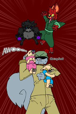 3_toes 4_fingers angry anthro arm_bite armor bite black_body black_eyes black_fur black_nose black_sclera blue_body blue_clothing blue_fur blue_nose bottomwear buckteeth claws clothed clothed_anthro clothed_male clothing coat cross-popping_vein dialogue feet female female_feral feral fingers fur green_clothing green_coat green_topwear grey_body grey_fur group hair headgear helmet howl imminent_death jacket kidnapping male male_anthro military military_clothing military_uniform motion_lines muscular muscular_arms open_mouth orange_body orange_fur pants pawpads pink_clothing pounce red_background red_body red_fur scruff_grab sharp_teeth simple_background tail tan_body tan_fur teeth text toes tongue tongue_hanging_out tongue_out topwear uniform yellow_eyes yellow_sclera young young_anthro young_female young_male blude550 conker's_bad_fur_day rareware shc_soldier zendaya_(shadowwolf) bear canid canine canis hybrid mammal rodent sciurid tediz tree_squirrel wolf 2:3 digital_media_(artwork) english_text hi_res