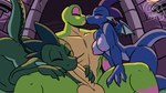 anthro anthro_on_anthro anthro_penetrated anthro_penetrating anthro_penetrating_anthro balls big_balls big_breasts big_penis bisexual blue_body blue_claws blue_scales blush body_part_in_mouth both_sexes_in_same_situation breasts claws erection fellatio female female_penetrated finger_claws french_kissing genitals glans green_body green_claws green_penis green_skin group group_sex hair humanoid_genitalia humanoid_penis interspecies kissing leg_grab looking_pleasured male male/female male/male male_penetrated male_penetrating male_penetrating_anthro male_penetrating_female male_penetrating_male membrane_(anatomy) membranous_wings muscular muscular_male nipples non-mammal_balls non-mammal_breasts non-mammal_nipples nude oral oral_penetration penetration penile penile_penetration penis penis_grab penis_in_mouth pink_body pink_glans pink_nipples pink_skin pupils purple_eyes purple_hair scales sex sitting tail thigh_grab threesome tongue tongue_out trio unusual_pupils wings yellow_balls yellow_body yellow_eyes yellow_penis yellow_skin cerealharem european_mythology mythology caspar_the_frog emerald_(ultilix) ruby_(ultilix) amphibian dragon frog mythological_creature mythological_scalie scalie western_dragon 16:9 2023 2d_animation animated loop short_playtime widescreen brother_(lore) brother_and_sister_(lore) indirect_incest_(lore) sibling_(lore) sister_(lore)