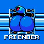 anthro big_butt butt female friender_(mega_man) machine parody pixels robotic solo tail volfenf capcom mega_man_(series) friender canid canine canis mammal robot robot_anthro wolf 1:1 colored digital_media_(artwork) hi_res pixel_(artwork) shaded