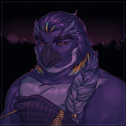anthro body_hair braided_hair censer chest_hair clock hair male multicolored_hair outline purple_outline rainbow_hair red_sclera solo sparkles watch wristwatch yellow_eyes beepzeep iranian_mythology lifewonders middle_eastern_mythology mythology tokyo_afterschool_summoners simurgh_(tas) avian bird 1:1 absurd_res hi_res