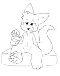 3_toes anthro clothing eyebrows fangs featureless_crotch feet holding_clothing holding_object holding_underwear looking_at_viewer male open_mouth pawpads simple_background sitting smug solo spread_legs spreading tail teeth toes underwear white_background young young_anthro young_male aury kangaroo macropod mammal marsupial 2023 black_and_white hi_res line_art monochrome