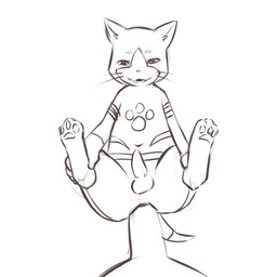 a_cat_is_fine_too abdominal_bulge anal anal_penetration animated aogami balls bottomless bulge cat clothing digitigrade erection faceless_male feline felyne first_person_view gay hindpaw legs_up lying male mammal monster_hunter on_back pawpads paws penetration penis plain_background sex shirt spread_legs spreading tapering_penis video_games white_background
Rating: Explicit
Score: 28
User: ZapperZaku2
Date: February 12, 2014