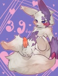 alternate_color balls blue_eyes blush claws erection feral fluffy fluffy_tail genitals male markings penis solo tail text kosian nintendo pokemon pokemon-specific_day zangoose_day generation_3_pokemon mammal pokemon_(species) zangoose english_text hi_res