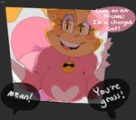 anthro bell bell_collar clothed clothing collar dialogue female offscreen_character solo speech_bubble text tight_clothing vimhomeless lilly_(vimhomeless) domestic_cat felid feline felis mammal english_text hi_res