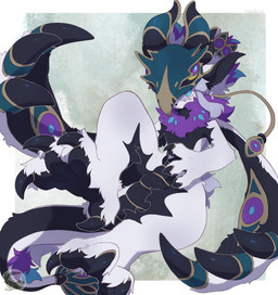 ambiguous_gender anthro armor avian_feet black_claws black_pawpads blue_eyes claws finger_claws fur headgear helmet neck_tuft pawpads solo tail toe_claws tuft white_body white_fur mochiri unknown_species absurd_res cel_shading digital_drawing_(artwork) digital_media_(artwork) hi_res shaded