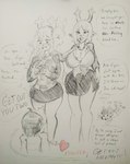 afterimage age_difference angry anthro antlers big_breasts big_butt blush blush_lines bottomwear breasts buckteeth butt cleavage clothed clothing cloven_hooves curvy_figure dark_hair dialogue eyes_closed female fingers_together freckles group hair half-closed_eyes hand_on_shoulder hand_over_shoulder heart_symbol hooves horn jewelry knife laugh long_hair looking_at_another lying lying_on_ground male male/female miniskirt motion_lines narrowed_eyes necklace older_anthro older_female on_front on_ground requesting sex_request shirt short_hair shy simple_background skirt smile soul speech_bubble standing sweater talking_to_another teeth text thick_thighs threatening_with_weapon topwear turning_head voluptuous voluptuous_anthro voluptuous_female white_background wide_hips yelling_at_another pikapika212 deltarune undertale_(series) carol_holiday dess_holiday kris_(deltarune) noelle_holiday deer human mammal new_world_deer reindeer soul_(undertale) hi_res monochrome sketch daughter_(lore) mother_(lore) mother_and_child_(lore) mother_and_daughter_(lore) parent_(lore) parent_and_child_(lore) parent_and_daughter_(lore)