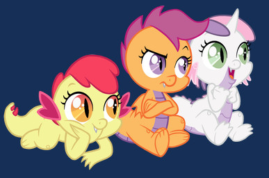 2013 alpha_channel amber_eyes apple_bloom_(mlp) cub cutie_mark_crusaders_(mlp) dragon fangs female friendship_is_magic green_eyes group hair horn lying my_little_pony on_front pink_hair plain_background purple_eyes purple_hair queencold red_hair scootaloo_(mlp) sitting slit_pupils sweetie_belle_(mlp) transparent_background two_tone_hair wings young
Rating: Safe
Score: 8
User: 2DUK
Date: November 05, 2013