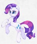 blue_eyes colored_pencil cutie_mark eyebrows eyelashes female feral hair hooves horn purple_hair side_view simple_background smile solo white_background lispp friendship_is_magic hasbro my_little_pony mythology rarity_(mlp) equid equine mammal mythological_creature mythological_equine unicorn 2018 colored_pencil_(artwork) hi_res portrait traditional_media_(artwork)