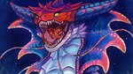 blue_body blue_frill blue_horn blue_scales duo fur green_eyes hair horn in_mouth long_hair looking_pleasured lying narrowed_eyes on_front on_tongue orange_body orange_fur orange_hair orange_tail scales sharp_teeth simple_background tail teeth tongue yellow_eyes acidic capcom monster_hunter zero_(kokkinos) canid canine mammal namielle 16:9 widescreen male_(lore)
