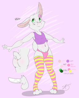 accessory anthro backsack balls biped blush bow_(feature) bow_accessory bow_ribbon bulge butt clothed clothing erection femboy footwear fur genitals green_eyes hair hair_accessory hair_bow hair_ribbon legwear male panties penis ribbons simple_background skimpy smile socks solo standing text underwear white_body white_fur white_penis backsash lagomorph leporid mammal rabbit 2015 absurd_res digital_media_(artwork) english_text hi_res model_sheet