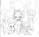 3_fingers :3 anal_beads animal_genitalia animal_penis anthro anthro_on_feral balls bedroom_eyes bestiality big_balls big_forehead big_penis black_eyes bodily_fluids breasts canine_genitalia canine_penis cheek_tuft clothed clothing cute_fangs erection eyebrows eyelashes facial_markings facial_tuft fangs feline_genitalia feline_penis female female_anthro female_on_feral feral fingers forehead_markings foreskin genitals glans gloves_(marking) group half-closed_eyes head_markings heart_pupils huge_balls huge_penis humanoid_genitalia humanoid_penis leg_markings male male/female male_feral male_on_anthro markings mask_(marking) narrowed_eyes navel neck_tuft nipples penis pokeball pokeball_anal_beads pokeball_sex_toy question_mark ring_(marking) seductive sex_toy skimpy small_breasts small_but_hung smile spiked_glans spiked_penis spikes spikes_(anatomy) standing sweat tail tail_markings teeth thick_thighs thigh_markings tuft vein veiny_penis wide_hipped_anthro wide_hipped_female wide_hips imaspacebar nintendo pokemon charizard eeveelution generation_1_pokemon generation_2_pokemon generation_3_pokemon generation_9_pokemon jigglypuff plusle pokemon_(species) sprigatito umbreon waddling_head 2024 digital_drawing_(artwork) digital_media_(artwork) monochrome