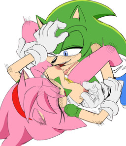 areola blue_eyes breast_grab breasts clothing colorized_edit duo eyelashes eyes_closed female forced fur green_body green_fur hand_on_breast licking male male/female nipple_fetish nipple_lick nipple_masturbation nipple_play nipples open_mouth panties pink_body pink_fur rape scars_on_chest sex sexual_assault struggling tongue underwear chillidog0 third-party_edit archie_comics sega sonic_the_hedgehog_(archie) sonic_the_hedgehog_(comics) sonic_the_hedgehog_(series) rosy_the_rascal_(archie) scourge_the_hedgehog eulipotyphlan hedgehog mammal hi_res
