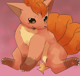 4_fingers 4_tails 4_toes bestiality black_nose blush blush_lines bodily_fluids brown_body brown_fur disembodied_penis duo erection feet female female_feral female_focus female_penetrated feral feral_penetrated fingers fur genital_fluids genitals glistening glistening_eyes gloves_(marking) human_on_feral human_penetrating human_penetrating_feral humanoid_genitalia humanoid_genitalia_on_feral humanoid_vulva humanoid_vulva_on_feral inner_ear_fluff interspecies leg_markings male male/female male_penetrating male_penetrating_female markings multi_tail multicolored_body multicolored_fur open_mouth orange_body orange_eyes orange_fur orange_inner_ear_fluff orange_penis orange_tail paws penetration penile penile_penetration penis penis_in_vagina pointy_ears prick_ears quadruped red_background sex simple_background socks_(marking) solo_focus tail tan_body tan_fur toes tuft vaginal vaginal_penetration vein veiny_penis vulva pu_sukebe nintendo pokemon canid generation_1_pokemon human mammal pokemon_(species) vulpix 2021 digital_drawing_(artwork) digital_media_(artwork) hi_res