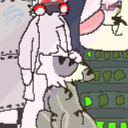 anthro deep_throat duo fellatio male male/male oral oral_penetration penetration penile sex colin_slenced changed_(video_game) dr._k_(changed) the_shark_(changed) canid canine canis fish mammal marine requiem_shark shark tiger_shark wolf 1:1 animated