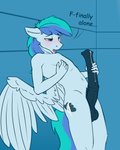 2019 4:5 absurd_res animal_genitalia animal_penis anthro balls big_penis blue_hair blue_tail blush bodily_fluids cum cum_drip cutie_mark dialogue dripping ears_back english_text equid equine equine_genitalia equine_penis fan_character feathered_wings feathers flared_penis fur genital_fluids genitals green_tail hair half-closed_eyes hand_on_penis hasbro hi_res leaking_cum leaning_on_wall male mammal masturbation medial_ring multicolored_hair multicolored_tail my_little_pony mythological_creature mythological_equine mythology narrowed_eyes open_mouth pegasus penile penile_masturbation penis phenyanyanya pivoted_ears simple_background solo storm_feather tail teal_eyes teal_hair text white_body white_feathers white_fur white_wings wings