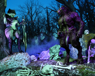 animal_ears anthro armor athletic athletic_anthro athletic_male balls big_balls big_butt bikini_armor bone boots breasts brown_body brown_fur butt clothing detailed_background duo female flaccid_bigger flower footwear forest forest_background fur genitals gloves hair handwear holding_object holding_weapon hooves long_hair long_penis male melee_weapon muscular nature nature_background outside pale_body pale_fur pale_skin penis plant scenery shoes skeleton skull standing sword thick_penis thick_thighs tree unconvincing_armor weapon wide_hips chadotexas canid canine mammal monster undead 3d_(artwork) 5:4 absurd_res digital_media_(artwork) hi_res