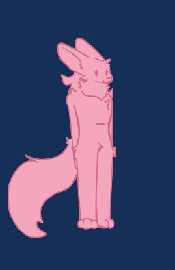 ambiguous_gender anthro big_ears female fluffy fluffy_tail fur hands_behind_back neck_tuft pink_body pink_fur plantigrade simple_background simple_eyes smile solo standing tail transparent_background tuft vacant_stare something_(artist) mrs_fenc canid canine fennec_fox fox mammal true_fox alpha_channel hi_res