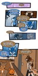 1:2 2018 all_fours anthro biped canid cobalt_(tatsuchan18) collar comic detailed_background dialogue english_text fur group hair hi_res leash leashed_collar male mammal open_mouth spade_(tatsuchan18) speech_bubble standing tatsuchan18 text text_box