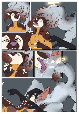 ahegao amber_eyes anal animal_genitalia anthro anus big_penis blockage_(layout) bodily_fluids body_worship bulge butt butt_focus butt_grab cross-eyed deep_throat drooling drooling_tongue duo ear_penetration erection feet_up feral forced forced_rimming genital_slit genitals half-closed_eyes halo hand_on_butt head_grab horizontal_staggering interspecies larger_male licking looking_pleasured male male/male male_penetrated mind_break mind_control mindfuck narrowed_eyes neck_bulge oral oral_penetration outside_panel paws penetration penis raised_foot rape rimming rough_sex saliva saliva_string sex simple_background six_frame_image size_difference staggering_(layout) tentacle_in_mouth tentacle_penetration tentacle_rape tentacle_sex tentacles teratophilia tongue tongue_out vertical_blockage narusewolf coonix angel dasyurid dasyuromorph demon hybrid mammal marsupial monster quoll alternate_version_at_source comic digital_drawing_(artwork) digital_media_(artwork) hi_res multiple_scenes sketch textless