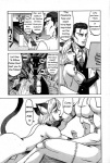 blush breasts clothed clothing comic dialogue domestic_cat duo english_text erection eyes_closed felid feline felis female genitals greyscale grin hi_res interspecies kazgok male male/female mammal monochrome nude penis smile tail text