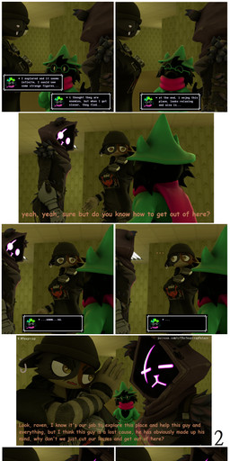 armor backroom beanie black_beanie black_body black_clothing black_hat black_headwear black_hoodie black_nails black_topwear clothing colored_nails dialogue ear_piercing eyewear feathers female fur gauntlets glasses gloves green_clothing green_eyewear green_glasses green_hat green_headwear group handwear hat headgear headwear hoodie looking_confused looking_surprised male multicolored_body nails piercing pink_scarf purple_body purple_clothing purple_hoodie purple_topwear scarf sleeves talking_to_another talking_to_partner text topwear trio whispering white_eyes wide_hips yellow_eyes yellow_light 5naptrap deltarune epic_games fortnite fortnite:_battle_royale patreon the_backrooms undertale_(series) meow_skulls ralsei raven_team_leader animal_humanoid bear bovid bovid_humanoid calico_cat calico_cat_humanoid caprine caprine_humanoid cat_humanoid domestic_cat felid felid_humanoid feline feline_humanoid felis goat goat_humanoid humanoid mammal mammal_humanoid ursid_humanoid ursine 3d_(artwork) absurd_res comic comic_sans digital_media_(artwork) hi_res source_filmmaker_(artwork) url