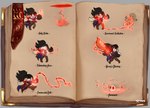 anthro black_hair book chibi electricity english_text hair hassan_vharr_ombrelune hi_res lagomorph lightning long_ears magic_user male mammal ponytail red_lightning_bolt solo text trans_(lore) trans_man_(lore) tyunre