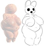 anthro belly big_belly big_breasts breasts female figurine hand_on_breast overweight overweight_female sculpture solo statue thick_thighs venus_figure onetiredbear animal_crossing nintendo coco_(animal_crossing) venus_of_willendorf gyroid lagomorph leporid mammal rabbit featureless_(disambiguation) digital_media_(artwork)