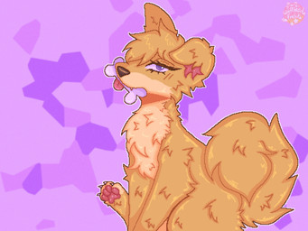 bite bone brown_body brown_fur cheek_tuft claws cute_fangs ears_down eyelashes facial_tuft fangs female feral fluffy fluffy_chest fluffy_ears fluffy_hair fluffy_tail fur hair multicolored_body multicolored_fur neck_tuft pawpads paws pivoted_ears pixelated purple_eyes short_hair sitting sitting_on_ground solo tail tan_body tan_fur tan_tail teeth tongue tongue_bite tuft wafflesita_(artist) disney lady_and_the_tramp angel_(lady_and_the_tramp) canid canine canis domestic_dog mammal 4:3 absurd_res digital_drawing_(artwork) digital_media_(artwork) half-length_portrait hi_res ibispaint_(artwork) pixel_(artwork) portrait wallpaper