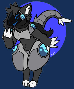 3_toes 4_fingers ambiguous_gender anthro black_body black_fur black_hair black_scarf blep blush feet fingerless_(marking) fingers fur hair inner_ear_fluff machine metallic_body navel scarf screen screen_face simple_background solo tail tail_tuft toeless_(marking) toes tongue tongue_out tuft white_body white_fur yin_yang trout_(artist) key_(key_the_protogen) protogen 2020 5:6 aliasing alpha_channel digital_media_(artwork) hi_res signature
