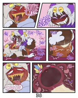 blush bodily_fluids cervical_contact cervix condom dark_body dark_skin duo female genital_fluids grey_hair hair internal male male/female moan onomatopoeia ovaries penetration penile penile_penetration penis_in_vagina saliva sex sexual_barrier_device sharp_teeth sound_effects teeth text thought_bubble tongue tongue_out uterus uterus_with_face vaginal vaginal_fluids vaginal_penetration wearing_condom kittipaws kirby:_triple_deluxe kirby_(series) nintendo dark_taranza queen_sectonia_(original_form) taranza arachnid arthropod spider spidr absurd_res comic hi_res