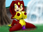 anthro big_breasts blush bodily_fluids breasts dildo dildo_sitting female genital_fluids genitals masturbation nipples nude penetration pussy sex_toy solo tail toying_self vaginal vaginal_fluids vaginal_masturbation vaginal_penetration yellow_eyes unknown_artist sega sonic_the_hedgehog_(series) fan_character echidna mammal monotreme serena_(disambiguation) 4:3