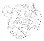 2013 <3 anal anal_penetration anthro balls biceps big_muscles big_penis bow canine darrah doggystyle erection feline from_behind fur gay inside internal knot knotting leopard malamute male monochrome muscles penetration penis redrusker sayt sex smirk snow_leopard
Rating: Explicit
Score: 9
User: sayt
Date: December 28, 2013