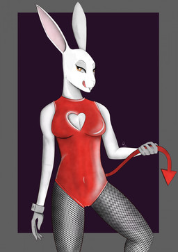 anthro breasts camel_toe cleavage clothed clothing costume devil_costume female fishnet_clothing gloves halloween_costume handwear holidays latex latex_clothing latex_skinsuit legwear leotard modelling simple_background skinsuit slim solo spade_tail stockings tail tight_clothing tongue tongue_out precascer halloween cammie_bridge hare lagomorph leporid mammal digital_drawing_(artwork) digital_media_(artwork) hi_res