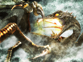 ambiguous_gender claws empty_eyes fangs feral glowing glowing_eyes glowing_mouth membrane_(anatomy) membranous_wings open_mouth scales simple_background solo spikes teeth textured_background tongue tongue_out wings yellow_eyes deino_(artist) mythology dragon mythological_creature mythological_scalie scalie 2009 3d_(artwork) 4:3 autodesk_3ds_max_(artwork) digital_media_(artwork)