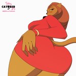 1:1 2023 5_fingers animated anthro big_butt brown_hair butt butt_jiggle caitian catober catober_2023 clothed clothing digital_media_(artwork) felid feliscede female fingers hair hand_on_butt hand_on_own_butt jiggling long_hair looking_at_viewer looking_back looking_back_at_viewer m'ress mammal short_playtime simple_background solo star_trek star_trek_the_animated_series tail thick_thighs white_background yellow_sclera