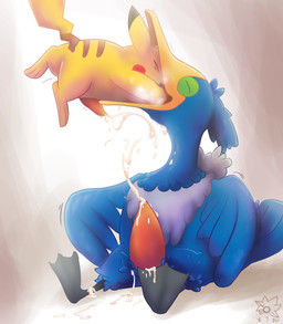 3_toes animal_genitalia animal_penis aroused avian_feet beak biped bipedal_feral black_body black_fur blue_body blue_feathers blue_tail blue_wings bodily_fluids breath brown_body brown_fur cum cum_on_beak cum_on_feet cum_on_ground cum_on_leg cum_on_penis cum_on_self cumshot digitigrade duo ejaculation erection eyes_closed feathered_wings feathers feet feral feral_pred feral_prey fur genital_fluids genitals green_eyes hands-free larger_male looking_pleasured male male/male male_pred male_prey mawplay membrane_(anatomy) motion_lines multicolored_body multicolored_feathers multicolored_fur open_beak open_mouth open_smile oral_vore orgasm orgasm_face penile penis pink_penis semi-anthro simple_background sitting size_difference smaller_feral smile soft_vore swallowing tail tail_feathers tapering_penis toes tuft two_tone_body two_tone_feathers vore webbed_feet white_background white_body white_feathers wings yellow_beak yellow_body yellow_fur murkrowoncrack nintendo pokemon avian bird cramorant generation_1_pokemon generation_8_pokemon mammal pikachu pokemon_(species) rodent 2020 dated digital_media_(artwork) hi_res shaded signature