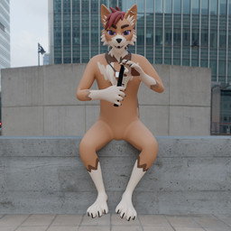 anthro armed city claws concrete dangerous fur gaze knife male male_anthro metal pawpads paws piercing plotting sits solo tail teeth token tongue view johan_wolff(artist) vitalywf canid canine fox mammal 1:1 2025 3d_(artwork) digital_media_(artwork) hi_res zbrush_(artwork)