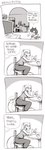 anthro bored chair detailed_background dialogue domestic_scene duo fart fart_fetish female furniture humor inside male on_chair reading sitting sound_effects table tail text shyguy9 mythology pith_(shyguy9) sophie_(shyguy9) dragon imp mythological_creature mythological_scalie scalie comic english_text hi_res