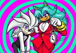 anthro butler clock dominant dominant_female duo female hypnosis male male/female mind_control pocketwatch smile spiral_eyes spirals submissive submissive_male watch gameboyred mindtasker_(colorist) sega sonic_the_hedgehog_(series) breezie_the_hedgehog silver_the_hedgehog eulipotyphlan hedgehog mammal hi_res